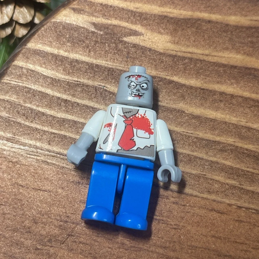 Zombie Minifigure Toy with Blue Pants